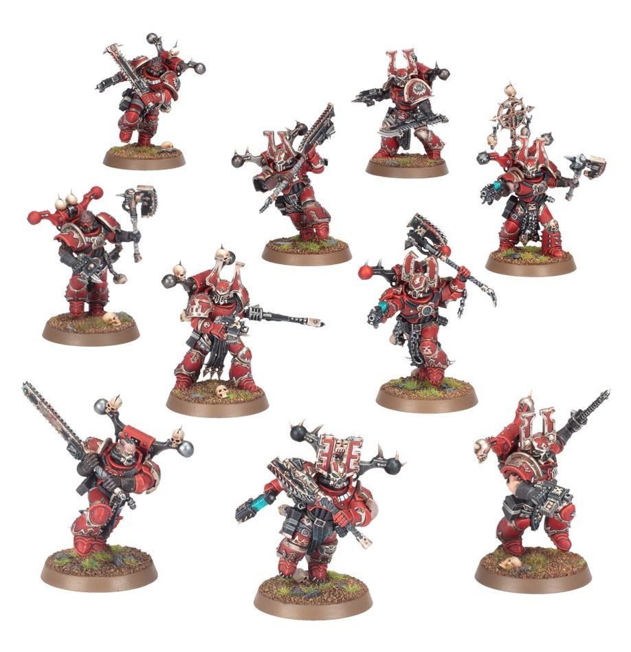 Warhammer 40,000 : World Eaters - Khorne Berzerkers